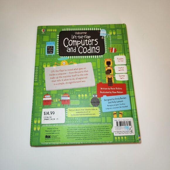 Usborne Set of 3 Computers and Coding Books Homeschooling STEM Education Scratch - Picture 2 of 8
